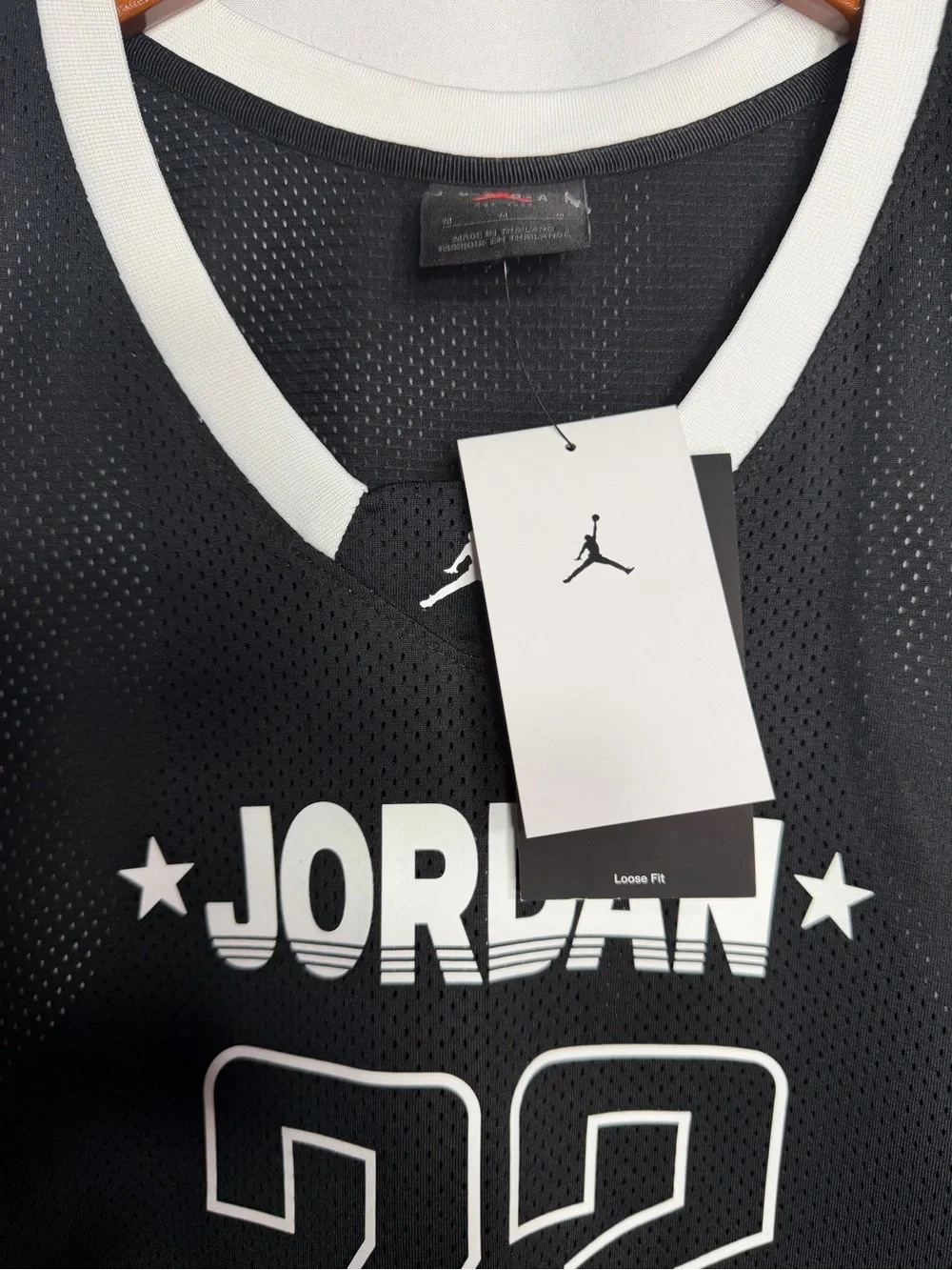 Jordan Black and White 23 Mesh women’s  Basketball Jersey size M
